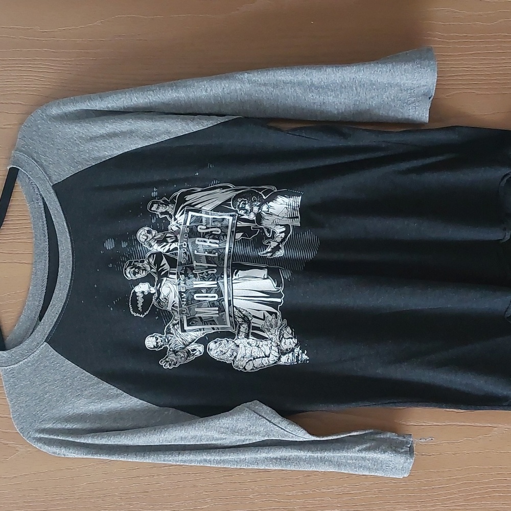 Universal Monsters baseball tee